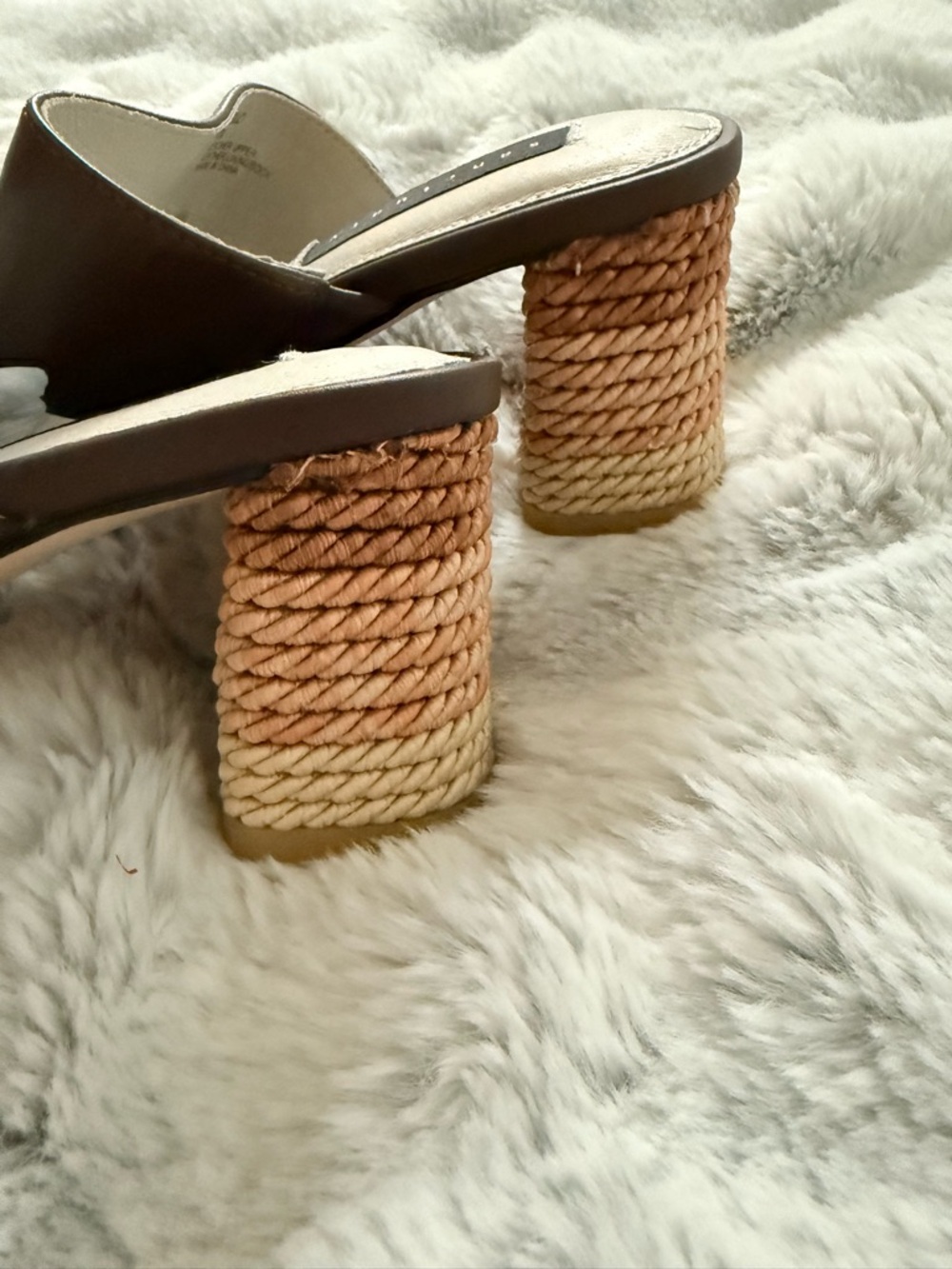 Sanctuary Bold Leather Toe Loop Block Heel Sandals - Picture 7 of 7